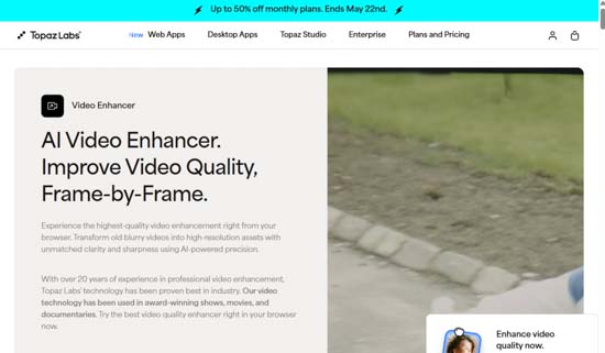 ai video upscaler